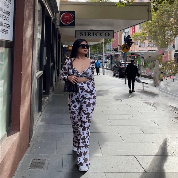 Glassons Pants - Cowprint set